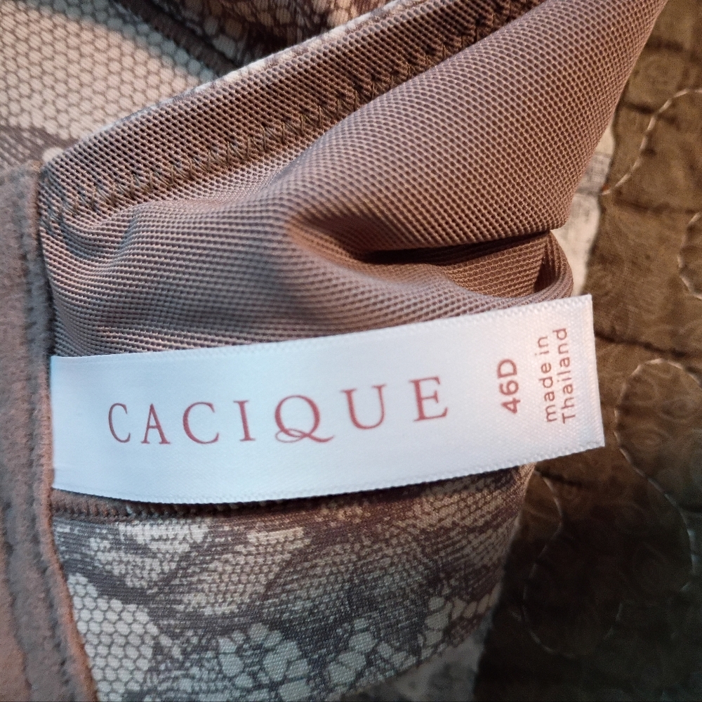 Cacique Lace Bra in Taupe